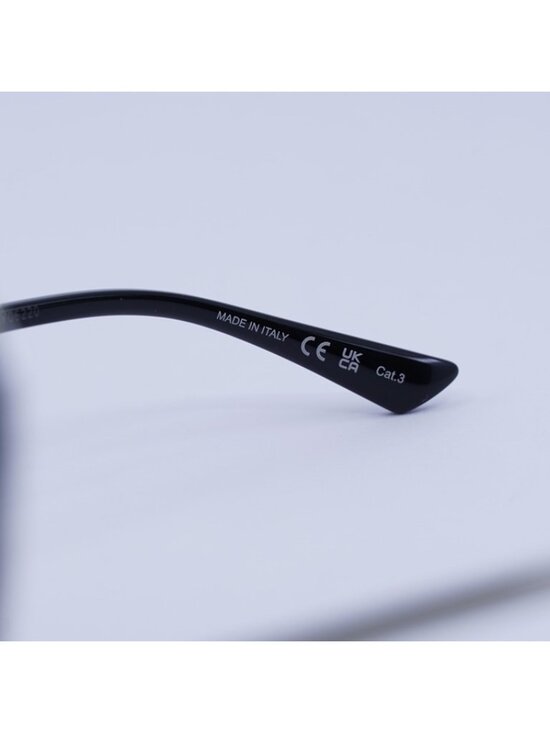 Saint Laurent SL690 DUST 003 Sunglasses Silver Aviator Frame, Blue Lenses main image 4